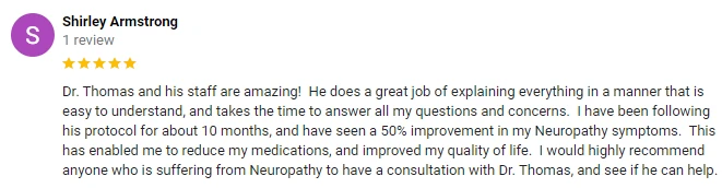 Neuropathy Louisville KY Shirley Testimonial