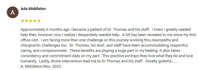 Neuropathy Louisville KY Ada Testimonial